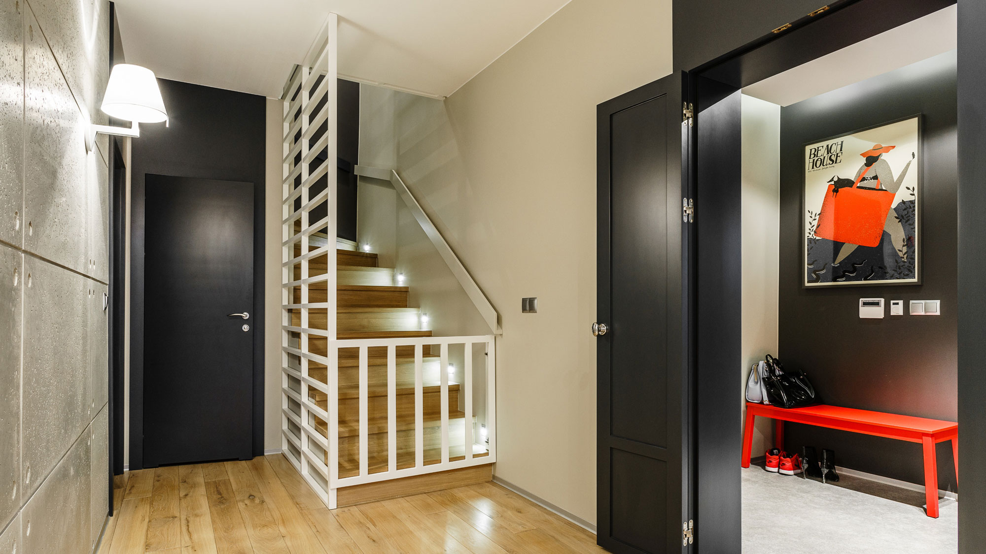 A Stylish and Colorful Modern Home for a Young Couple with Two Boys in Tczew, Poland by Fabryka Wnętrz (13)