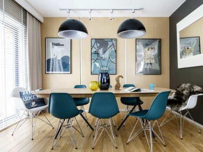 A Stylish and Colorful Modern Home for a Young Couple with Two Boys in Tczew, Poland by Fabryka Wnętrz (18)