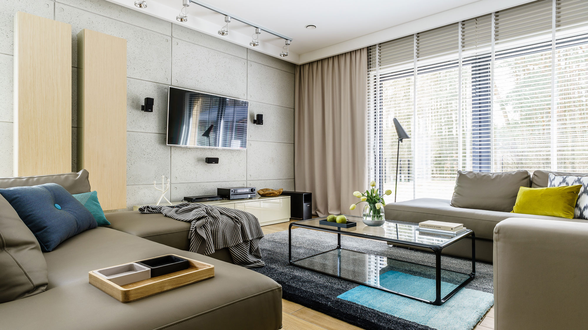 A Stylish and Colorful Modern Home for a Young Couple with Two Boys in Tczew, Poland by Fabryka Wnętrz (2)