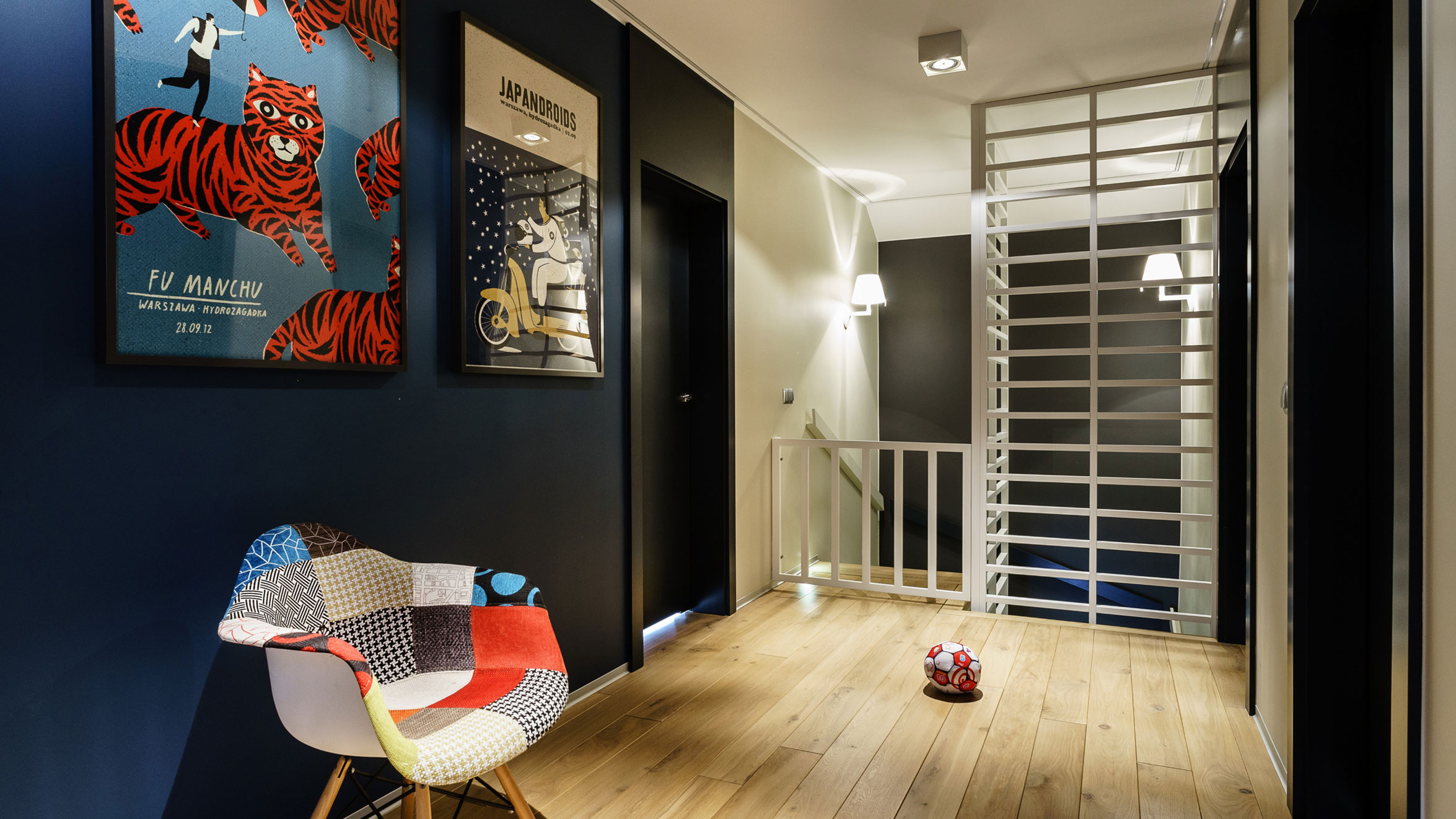 A Stylish and Colorful Modern Home for a Young Couple with Two Boys in Tczew, Poland by Fabryka Wnętrz (23)