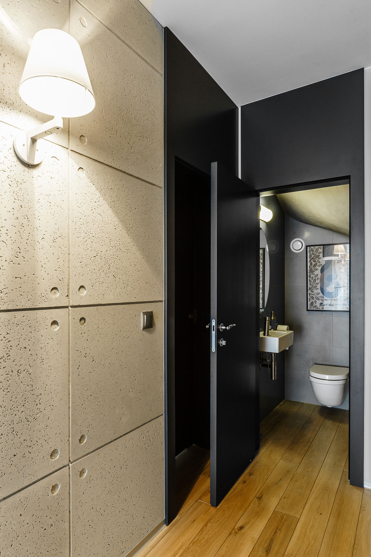 A Stylish and Colorful Modern Home for a Young Couple with Two Boys in Tczew, Poland by Fabryka Wnętrz (44)