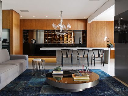 A Stylish and Exquisite Contemporary Apartment in Londrina, Brazil by ZIZ Arquitetura (5)