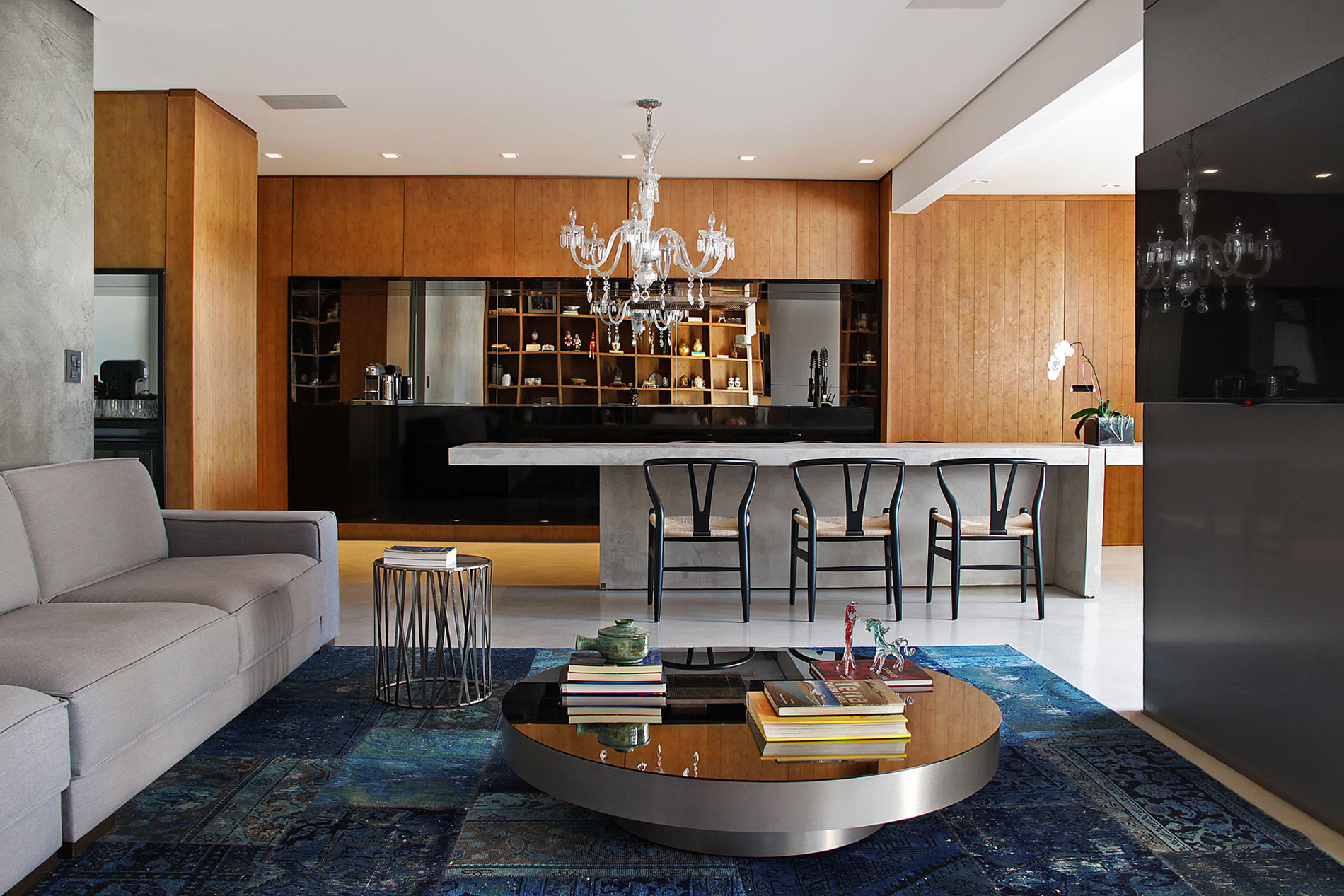 A Stylish and Exquisite Contemporary Apartment in Londrina, Brazil by ZIZ Arquitetura (5)