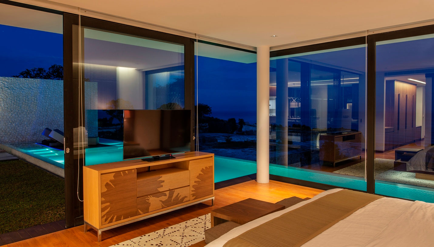 A Stylish and Stunning Contemporary Home with Lap Pool in Bali, Indonesia by Parametr Architecture (12)