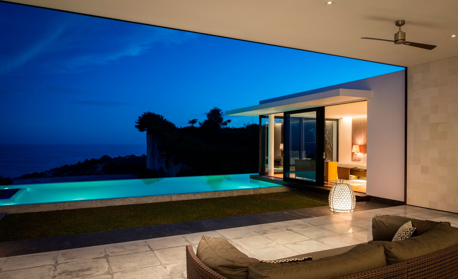 A Stylish and Stunning Contemporary Home with Lap Pool in Bali, Indonesia by Parametr Architecture (15)