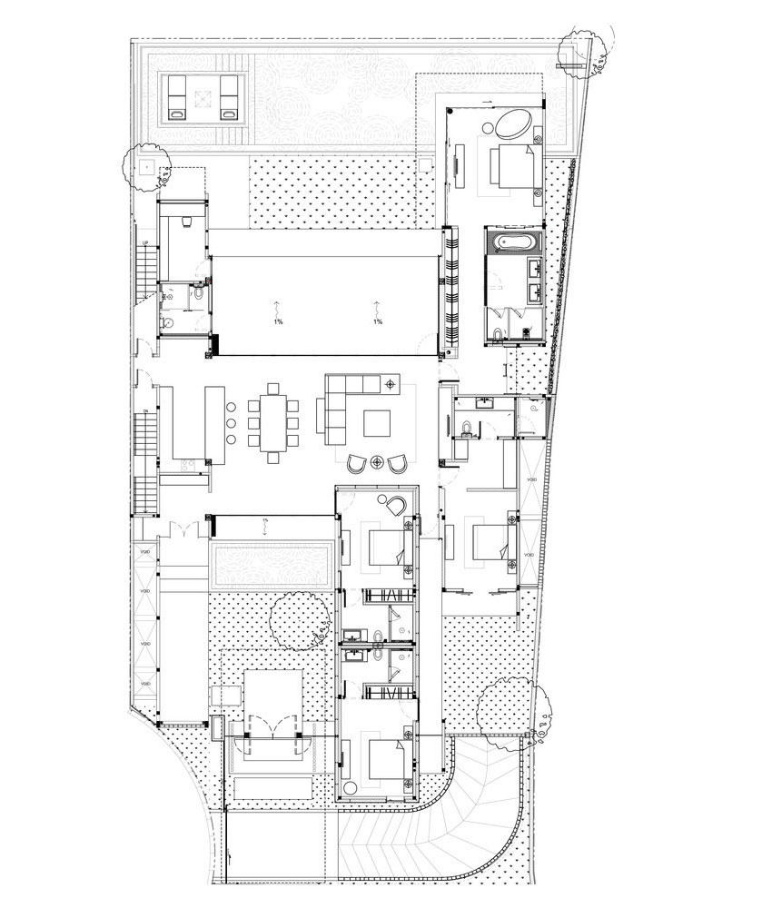 A Stylish and Stunning Contemporary Home with Lap Pool in Bali, Indonesia by Parametr Architecture (19)