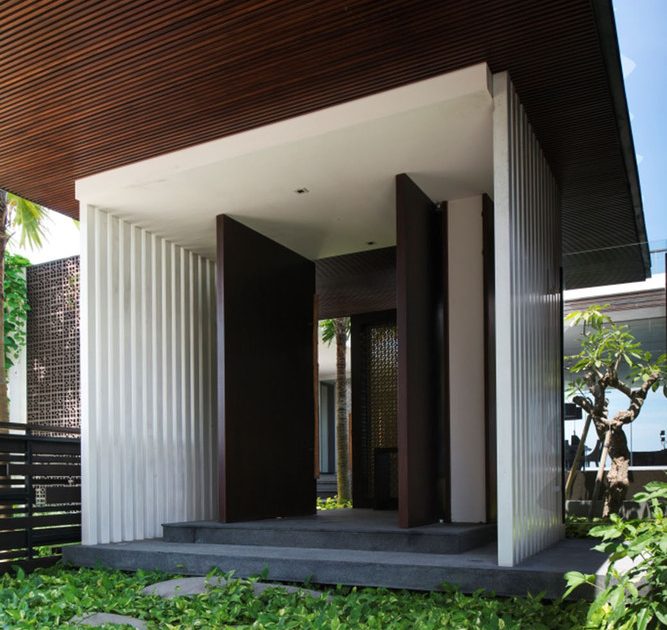 A Stylish and Stunning Contemporary Home with Lap Pool in Bali, Indonesia by Parametr Architecture (4)