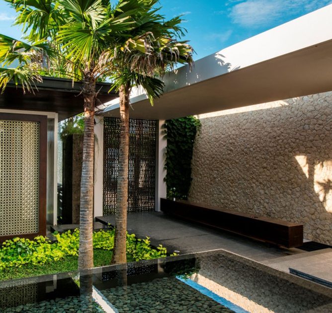 A Stylish and Stunning Contemporary Home with Lap Pool in Bali, Indonesia by Parametr Architecture (5)