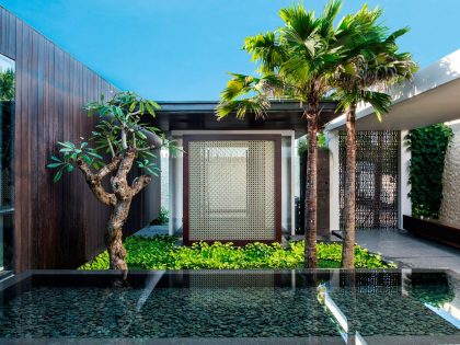 A Stylish and Stunning Contemporary Home with Lap Pool in Bali, Indonesia by Parametr Architecture (7)