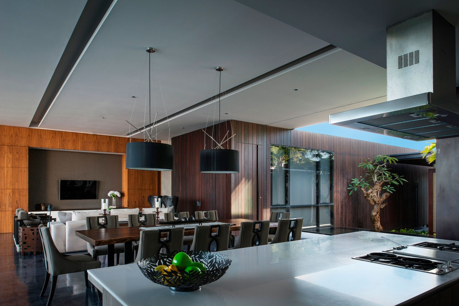 A Stylish and Stunning Contemporary Home with Lap Pool in Bali, Indonesia by Parametr Architecture (9)