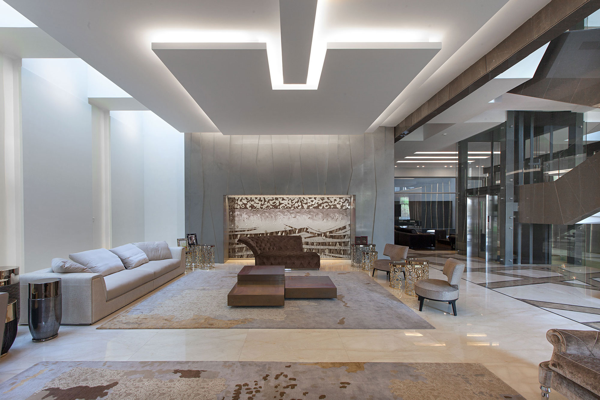 A Stylish and Unique Contemporary Home with Luxurious Vibe in Kuwait City by Roma International (3)