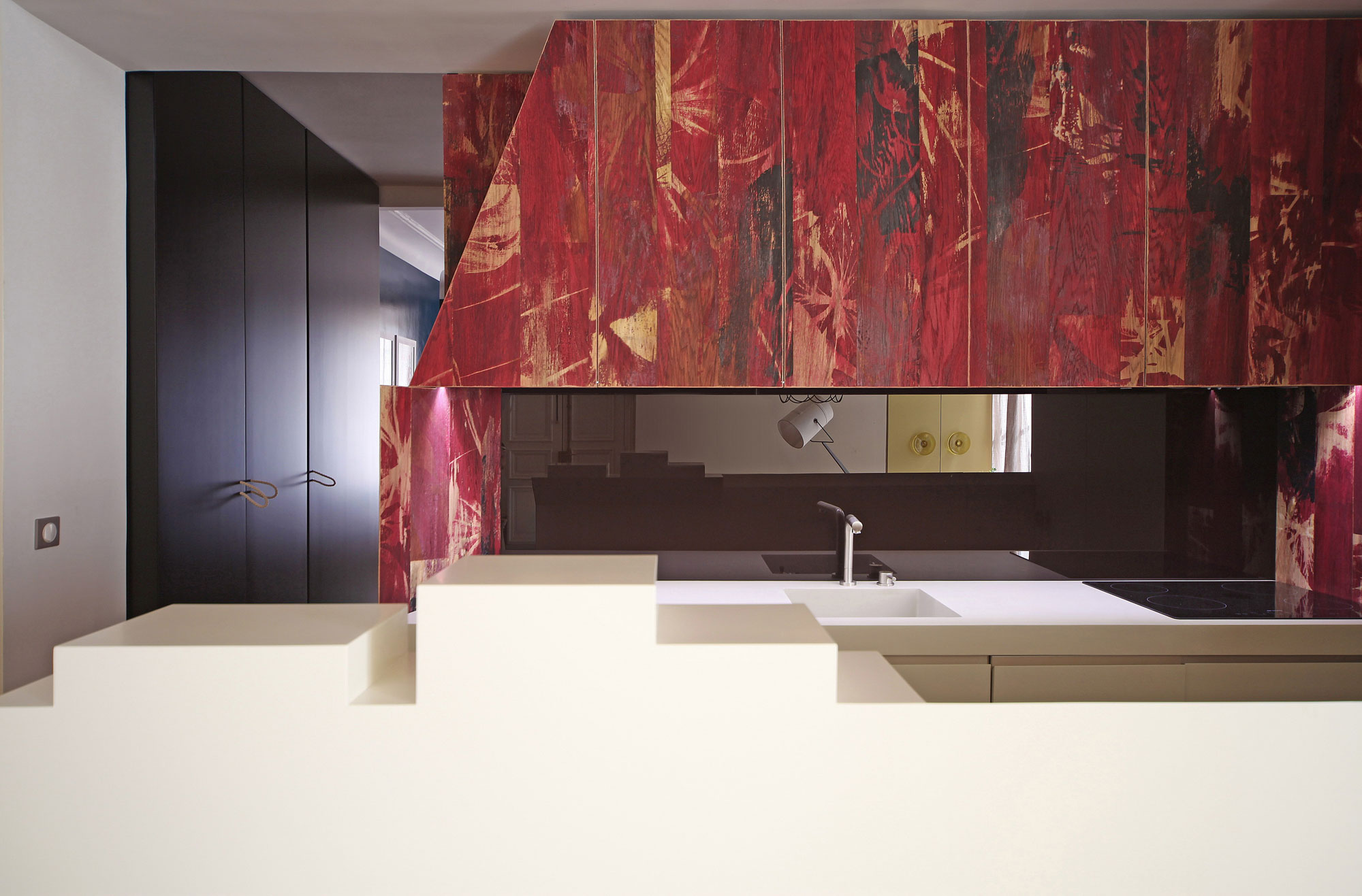 A Stylish and Vibrant Contemporary Apartment in Paris, France by UdA (6)