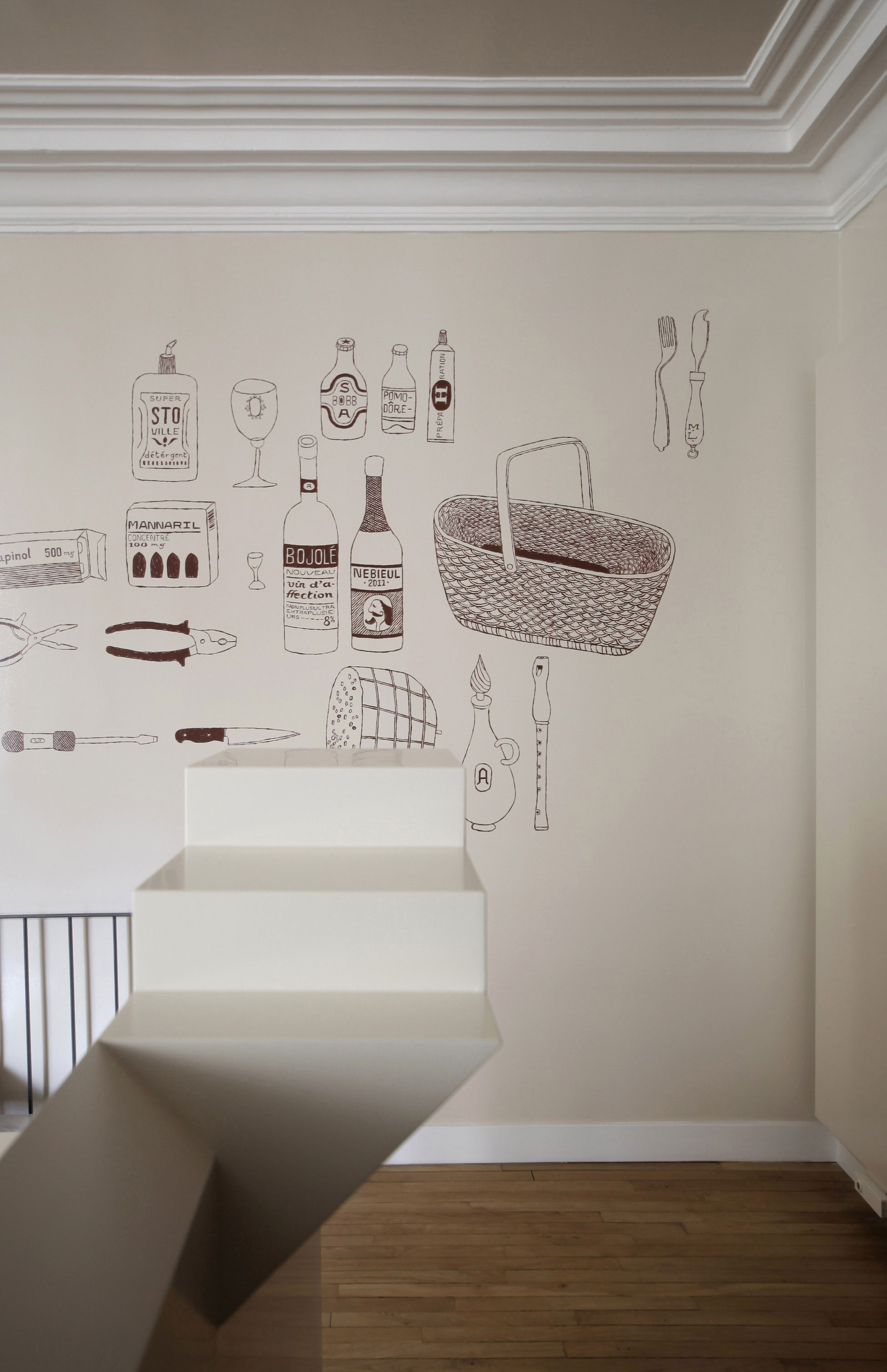 A Stylish and Vibrant Contemporary Apartment in Paris, France by UdA (7)