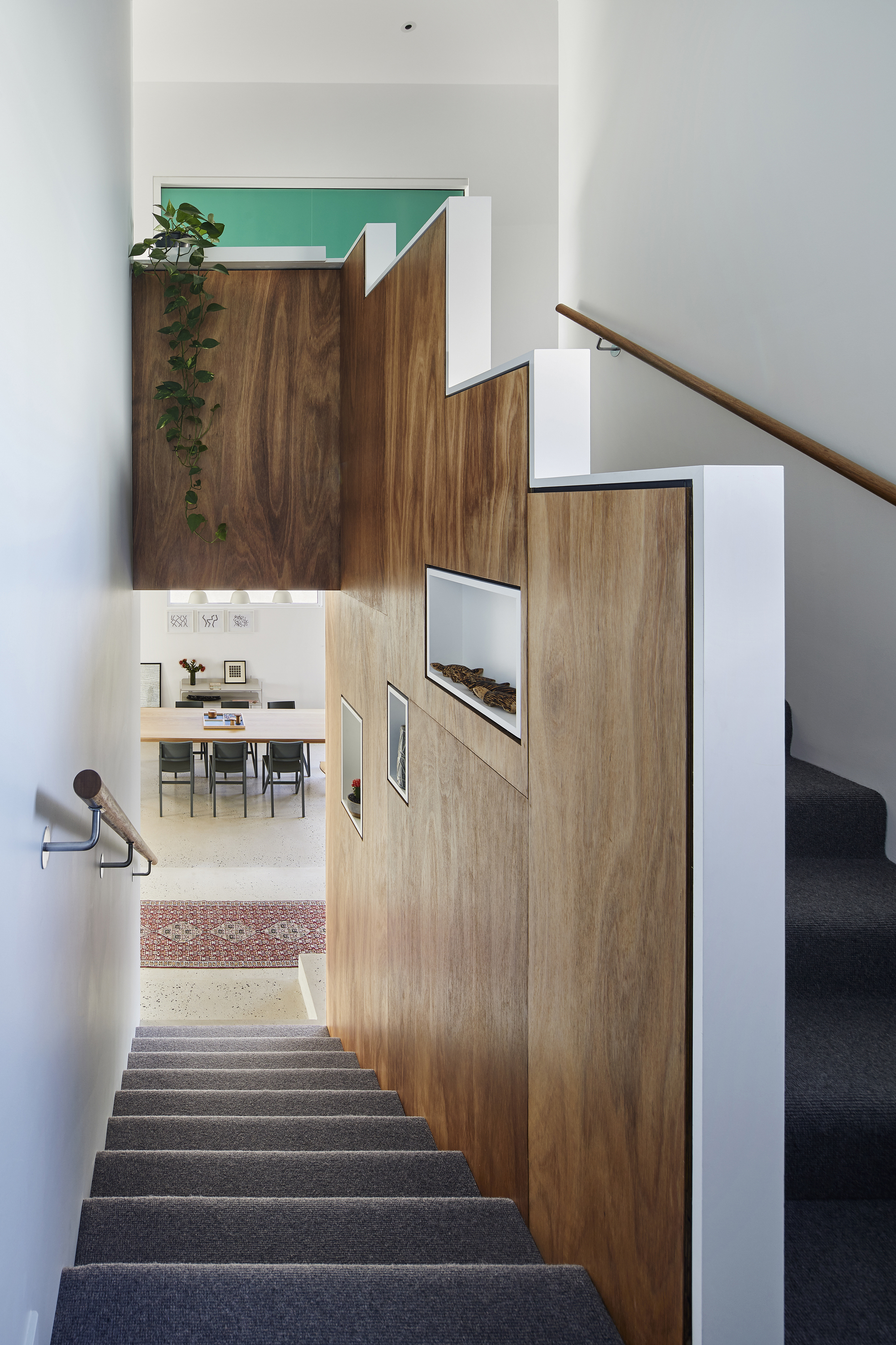 A Sustainable Contemporary Home with Warm Interiors for a Young Family in Melbourne, Australia by Poly Studio (10)