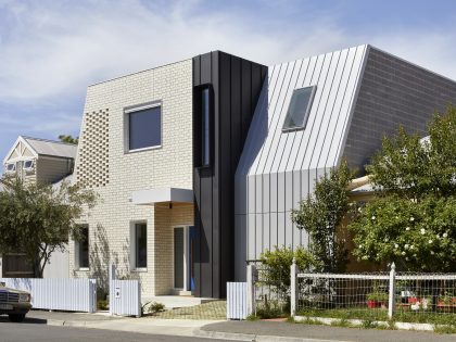 A Sustainable Contemporary Home with Warm Interiors for a Young Family in Melbourne, Australia by Poly Studio (2)