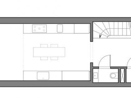 A Three-Family Row House Converted Into an Elegant Contemporary Home in Carroll Gardens, New York City by Lang Architecture (19)