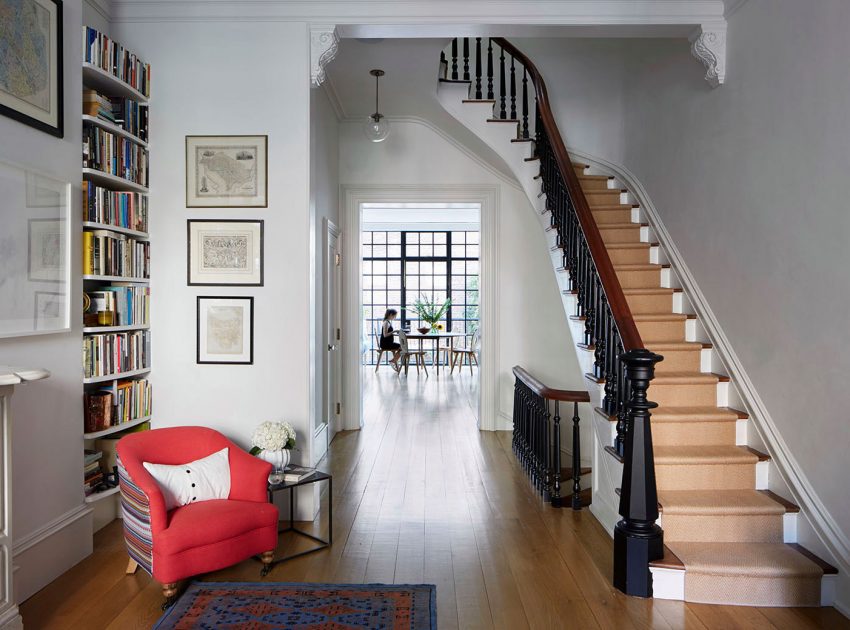 A Three-Family Row House Converted Into an Elegant Contemporary Home in Carroll Gardens, New York City by Lang Architecture (6)