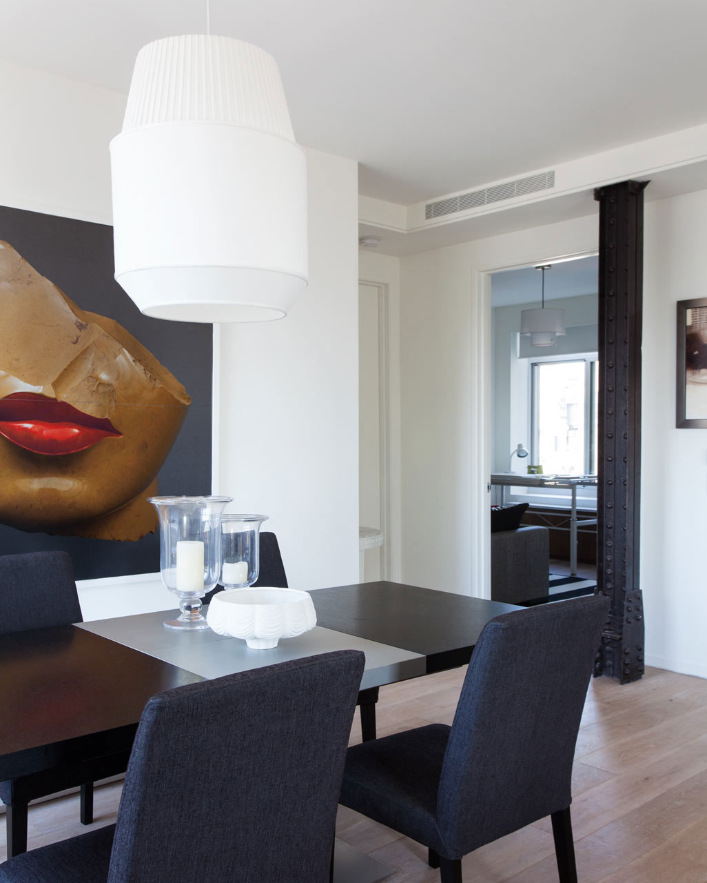 A Two Apartments Joined Into a Spacious Contemporary Home in New York City by Tirmizi Campbell (10)