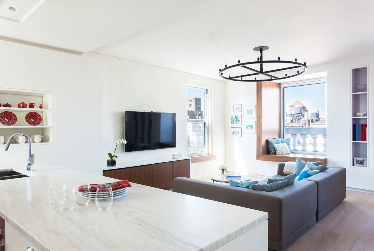 A Two Apartments Joined Into a Spacious Contemporary Home in New York City by Tirmizi Campbell (2)
