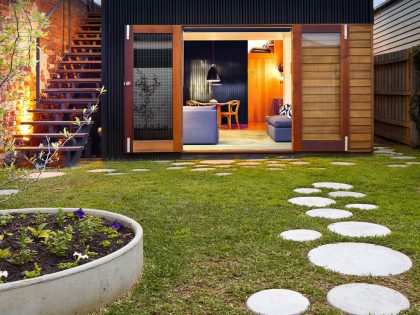 An Eclectic Industrial Home with Recycled and Spatial Arrangement in Brunswick by Christopher Botterill (7)