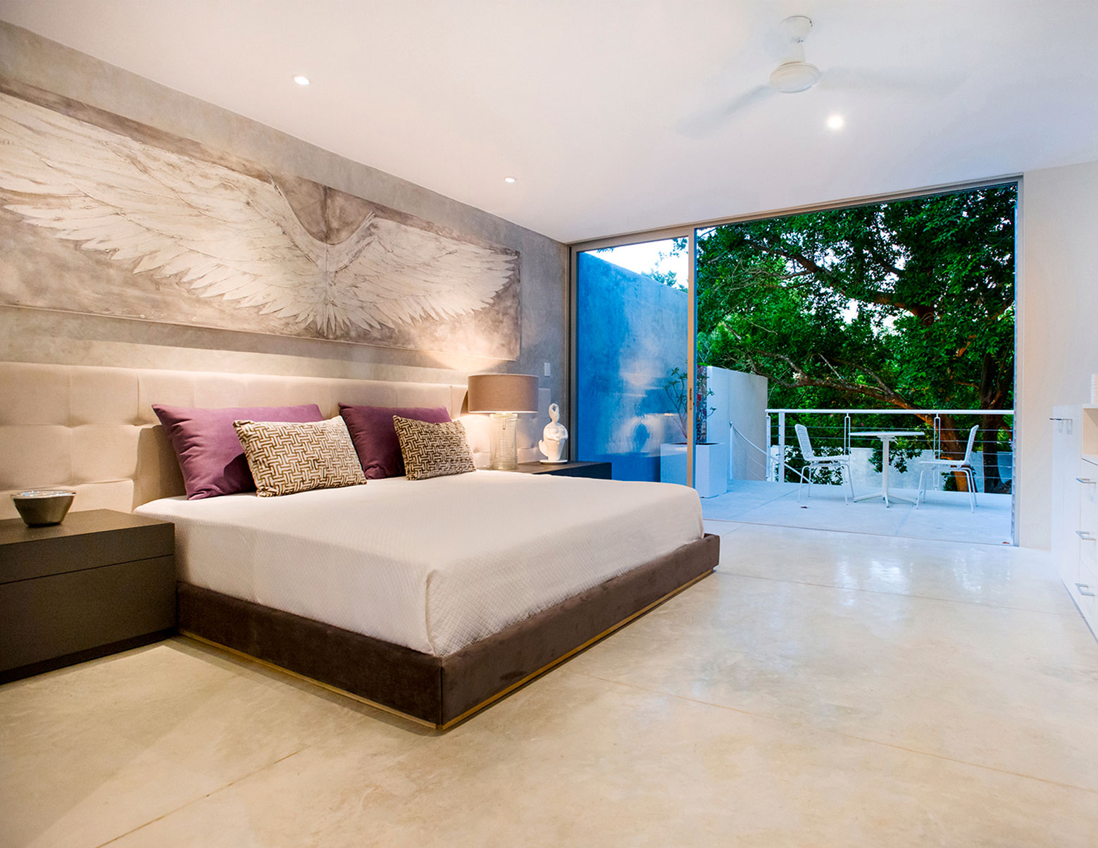 An Eclectic and Colorful Contemporary Home with Wall Tiles in Merida, Mexico by H. Ponce Arquitectos (10)