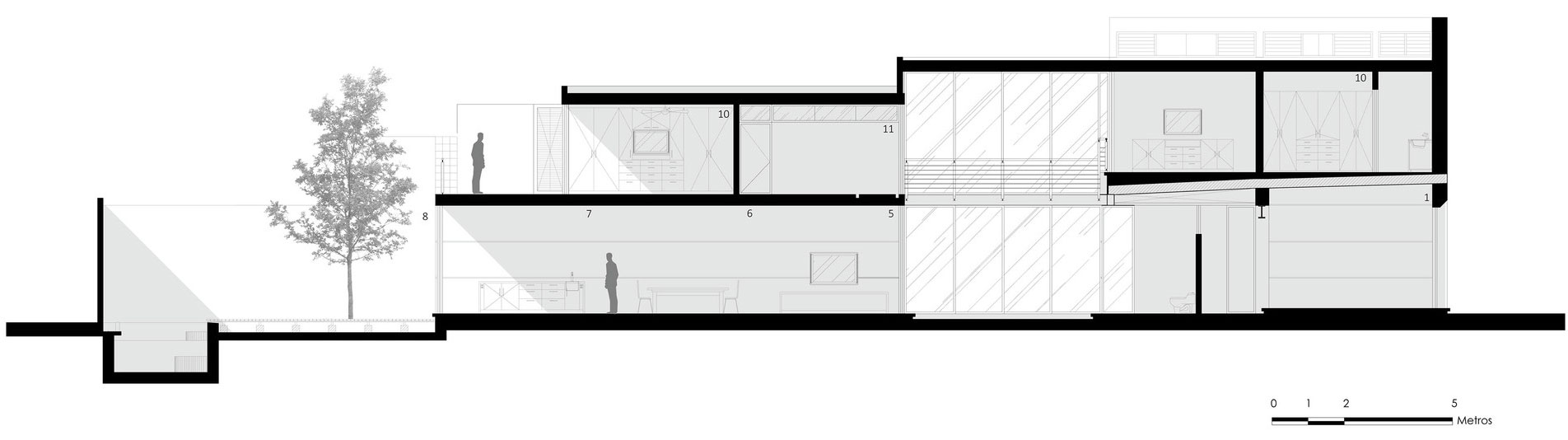 An Eclectic and Colorful Contemporary Home with Wall Tiles in Merida, Mexico by H. Ponce Arquitectos (16)