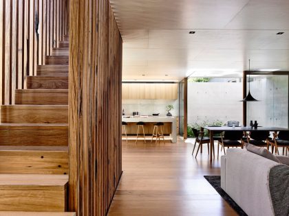 An Eco-Friendly and Spacious Family Home with Multifunctional Basement in Elwood, Australia by Schulberg Demkiw Architects (3)