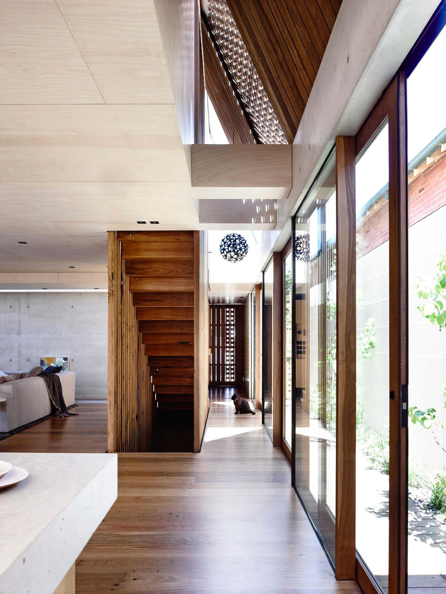 An Eco-Friendly and Spacious Family Home with Multifunctional Basement in Elwood, Australia by Schulberg Demkiw Architects (8)