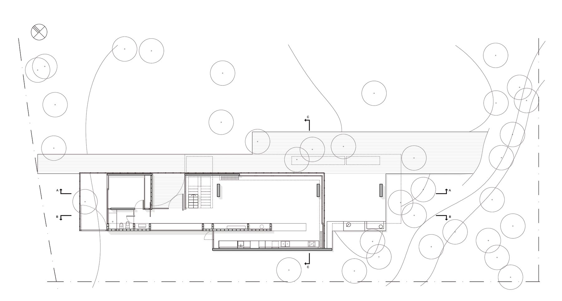 An Elegant Concrete and Glass House in the Forest of Pinamar, Argentina by ATV arquitectos (13)