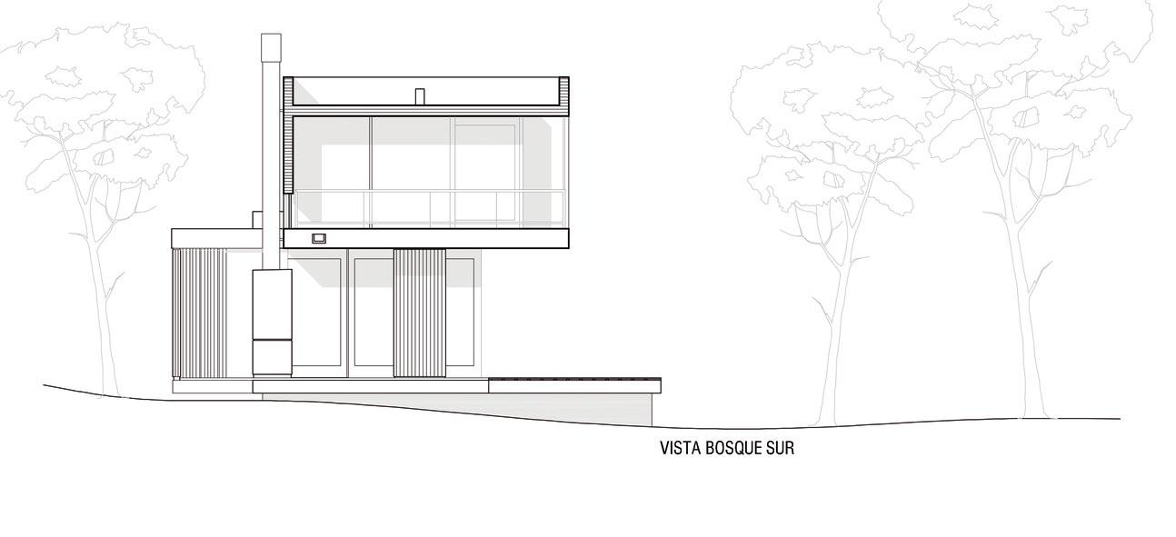 An Elegant Concrete and Glass House in the Forest of Pinamar, Argentina by ATV arquitectos (16)