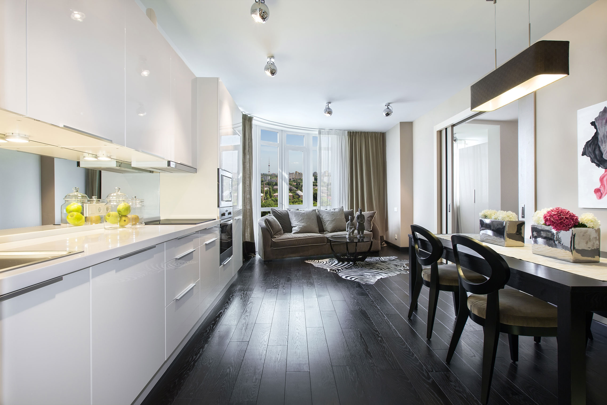 An Elegant Contemporary Apartment with Warm and Timeless Interiors in Kiev by Absolute Interior Decor (1)