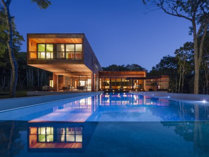 An Elegant Contemporary Home in the Woods for a Young Family of Five in Southampton by Rangr Studio (16)