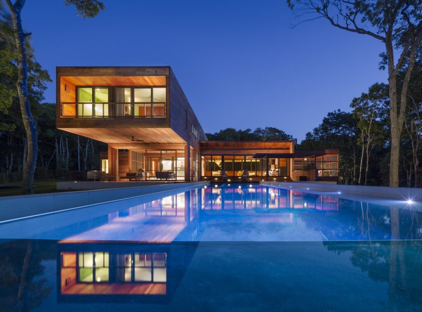 An Elegant Contemporary Home in the Woods for a Young Family of Five in Southampton by Rangr Studio (16)