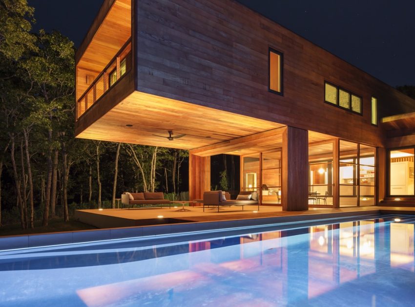 An Elegant Contemporary Home in the Woods for a Young Family of Five in Southampton by Rangr Studio (17)