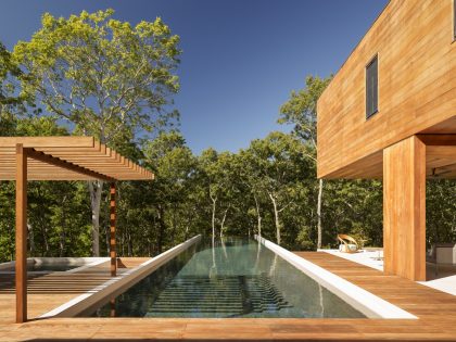 An Elegant Contemporary Home in the Woods for a Young Family of Five in Southampton by Rangr Studio (5)