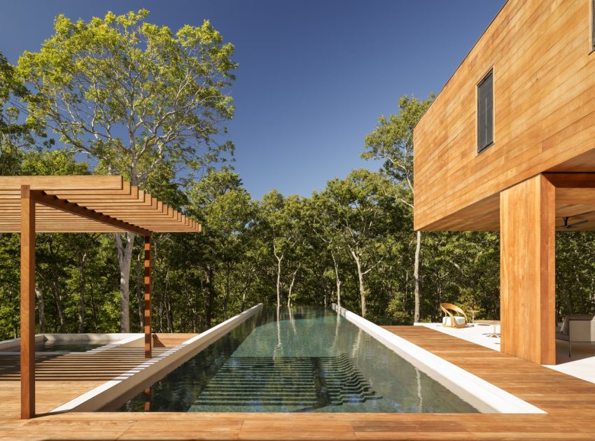An Elegant Contemporary Home in the Woods for a Young Family of Five in Southampton by Rangr Studio (5)