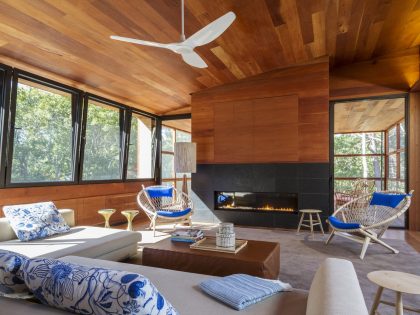 An Elegant Contemporary Home in the Woods for a Young Family of Five in Southampton by Rangr Studio (8)