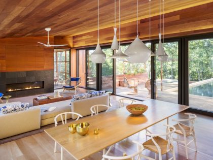 An Elegant Contemporary Home in the Woods for a Young Family of Five in Southampton by Rangr Studio (9)