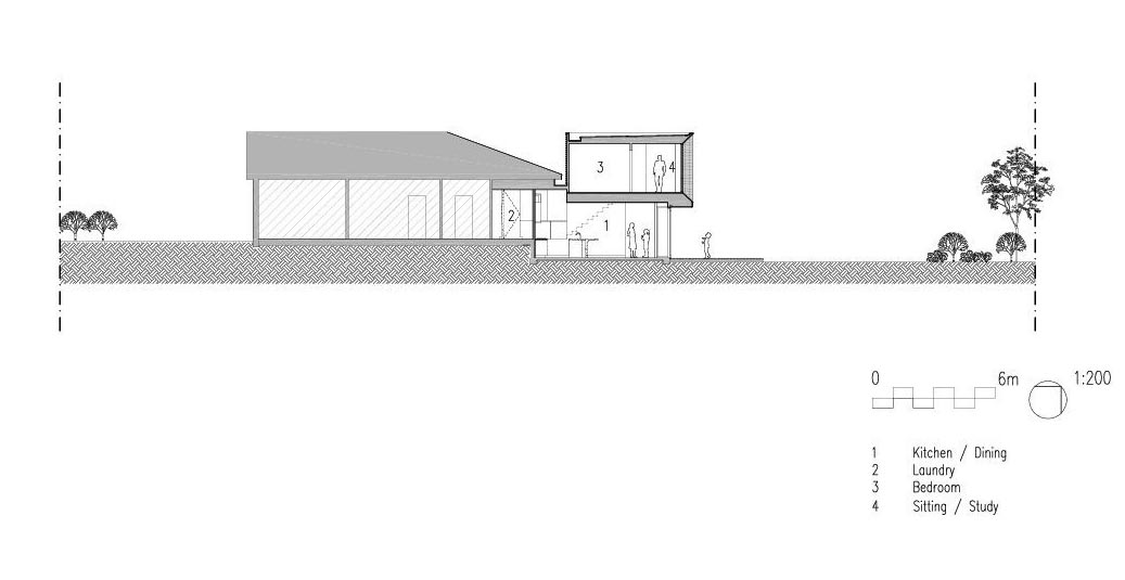 An Elegant Contemporary Home with Faceted Window Recesses in Sandy Bay by Preston Lane Architects (14)