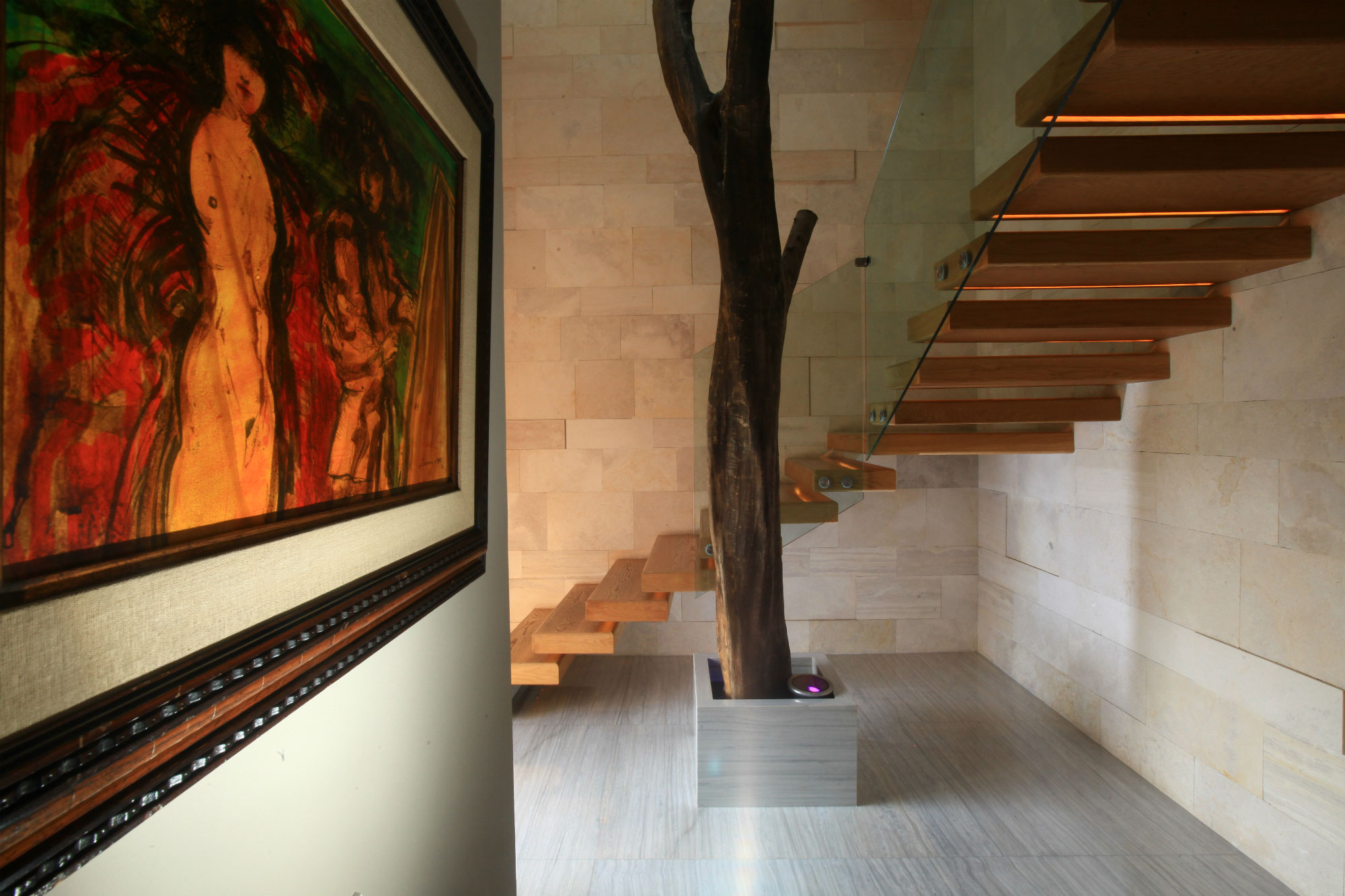 An Elegant Contemporary Home with Light and Welcoming Atmosphere in Mexico City by Código Z (6)