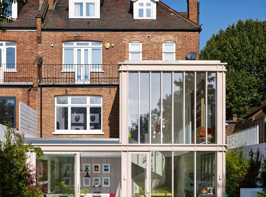 An Elegant Contemporary Home with Striking Edwardian Style in London by Andy Martin Architecture (1)