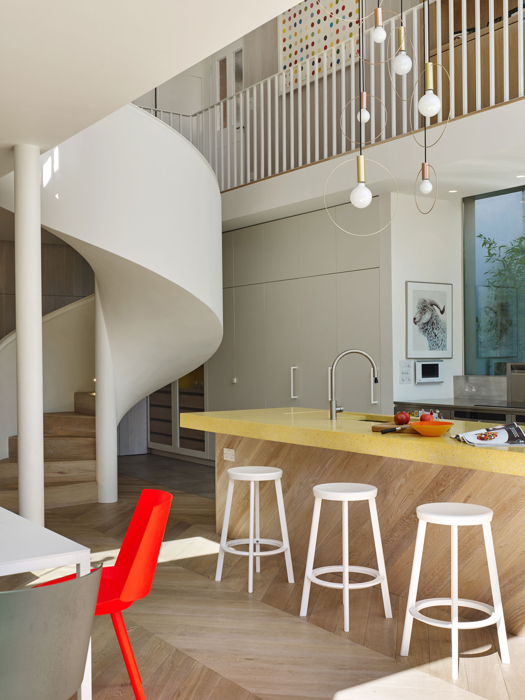 An Elegant Contemporary Home with Striking Edwardian Style in London by Andy Martin Architecture (11)