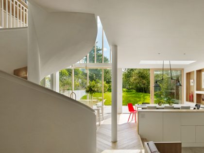 An Elegant Contemporary Home with Striking Edwardian Style in London by Andy Martin Architecture (17)