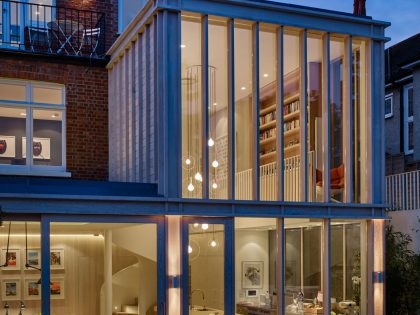 An Elegant Contemporary Home with Striking Edwardian Style in London by Andy Martin Architecture (29)