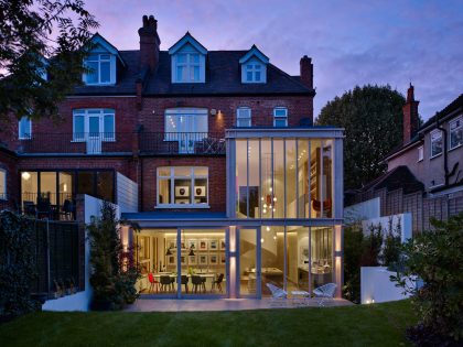 An Elegant Contemporary Home with Striking Edwardian Style in London by Andy Martin Architecture (31)