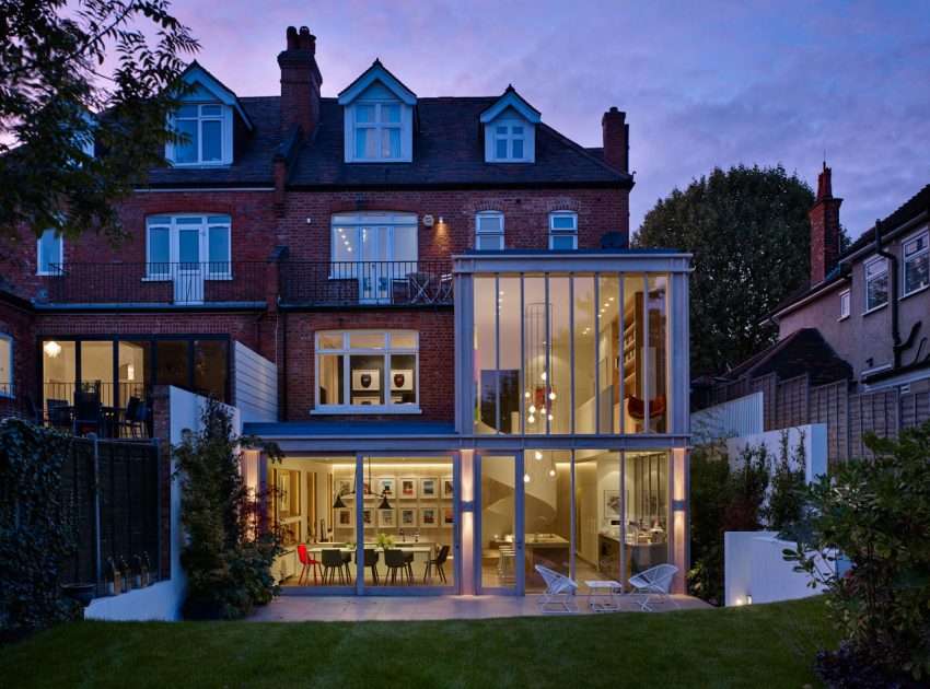 An Elegant Contemporary Home with Striking Edwardian Style in London by Andy Martin Architecture (31)