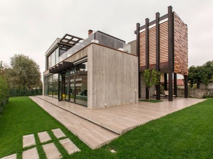 An Elegant Contemporary Home with a Stunning Landscaping Program in Bologna, Italy by Giraldi Associati Architetti (10)