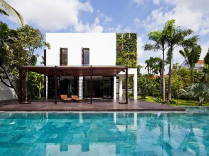 An Elegant Contemporary House with Clean Lines and Open Spaces in Thao Dien by MM ++ Architects (1)