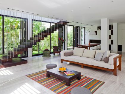An Elegant Contemporary House with Clean Lines and Open Spaces in Thao Dien by MM ++ Architects (11)