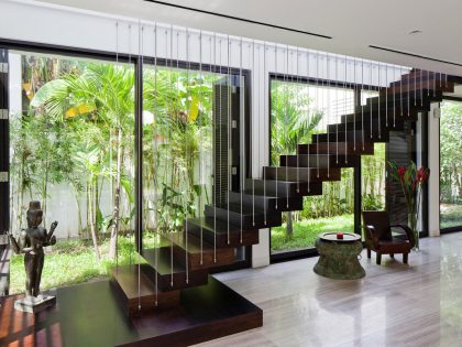 An Elegant Contemporary House with Clean Lines and Open Spaces in Thao Dien by MM ++ Architects (16)